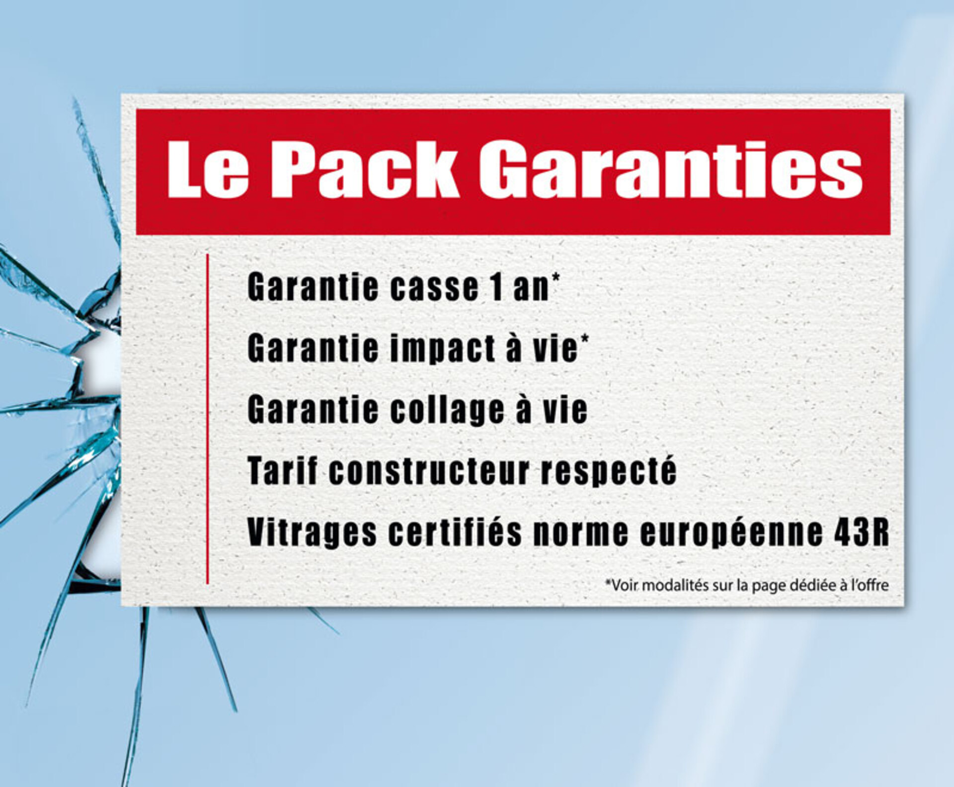 Le Pack Garantie Rapid Pare-Brise